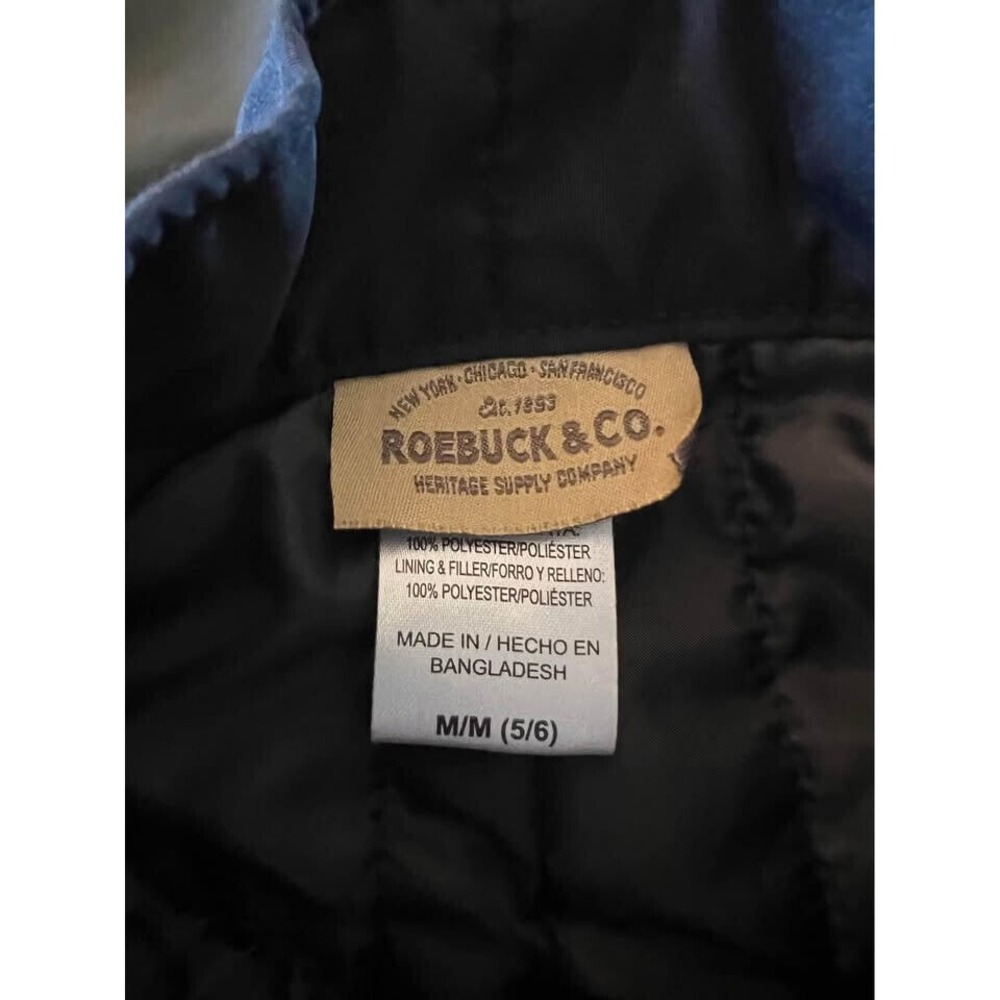 Unisex Kids Warm Insulated Roebuck & Co. Black Snow Pants-Size Medium (5/6) - Picture 2 of 4